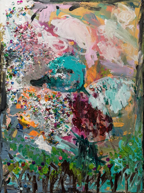 The bluebird in my heart by Eric Yoo, exhibited at Color Unbound