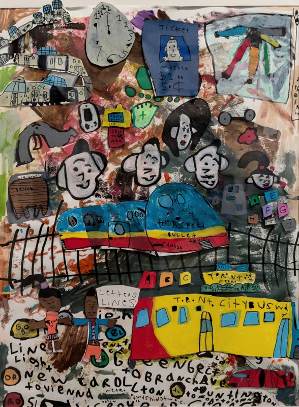 Our train adventure to Toronto by Hanyul Lim, exhibited at Color Unbound