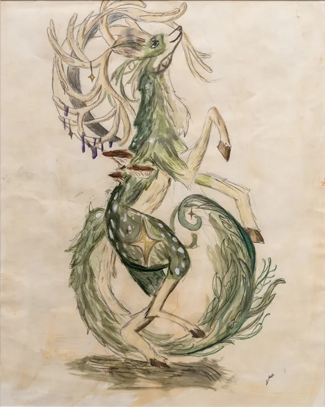 Verdant Fawn by John Tae Kim, exhibited at Color Unbound