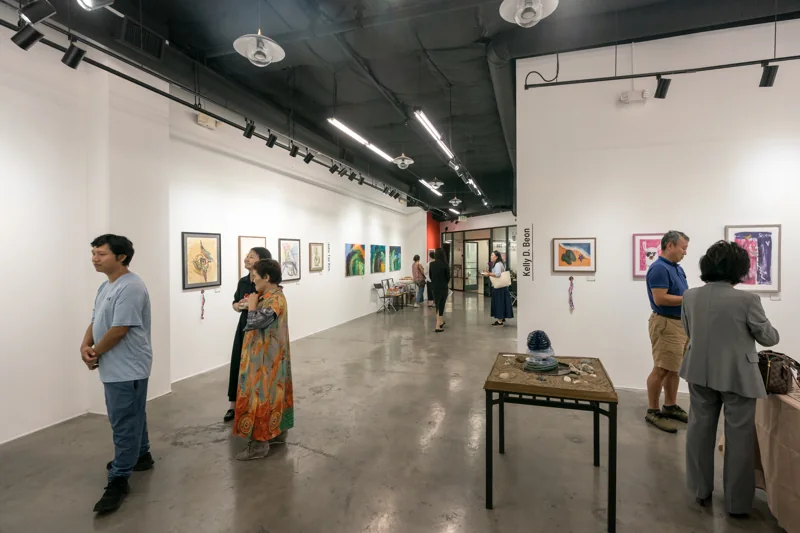 Viewing the exhibition together