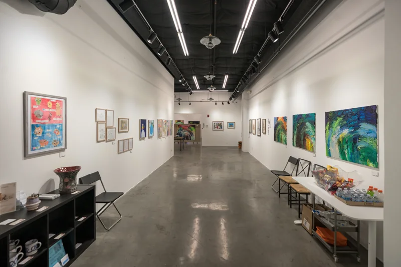 The exhibition from the entrance
