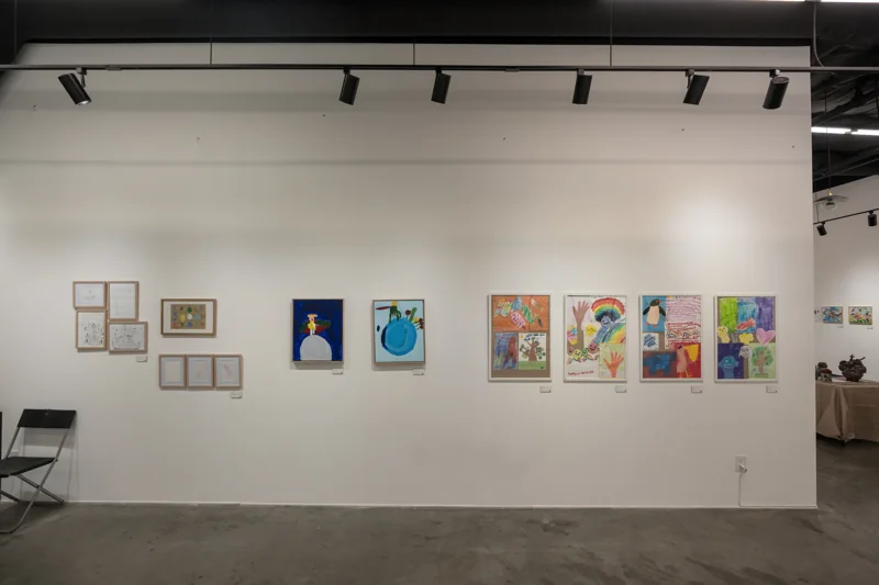 Seowoo Kim, Jaden Yang, Jean Lee and Kandyce Cho installation