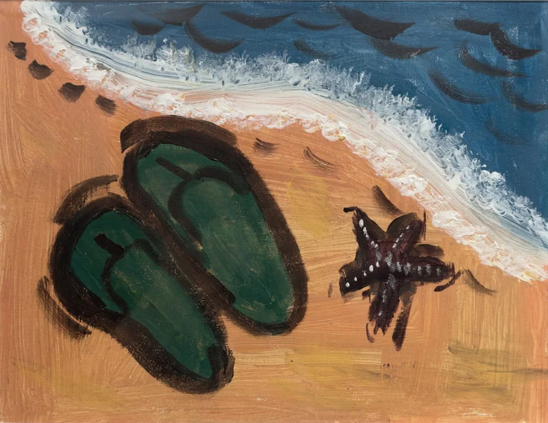 Did it go into the sea? by Kelly D Beon, exhibited at Color Unbound