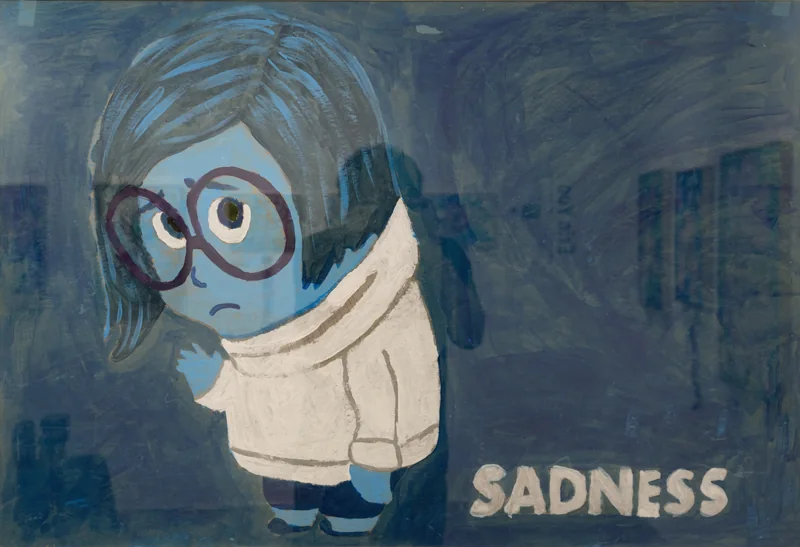 Sadness but cute by Kelly D Beon, exhibited at Color Unbound